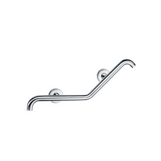 Smedbo FK805 20 in. Curved V-Form Grab Bar in Polished Stainless Steel from the Living Collection